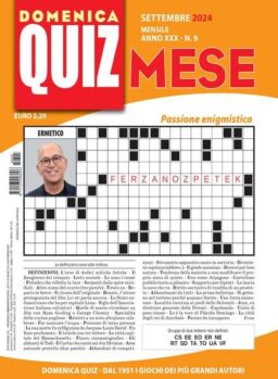 Domenica Quiz Mese – 10 Settembre 2024