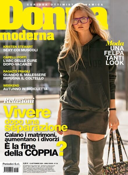 Donna Moderna – 12 Settembre 2024 Cover
