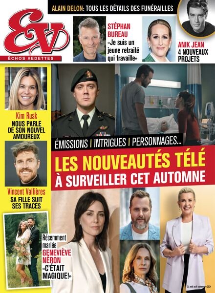 echos Vedettes – 31 Aout 2024 Cover