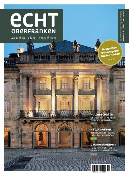 Echt Oberfranken – Oktober-November-Dezember 2024 Cover