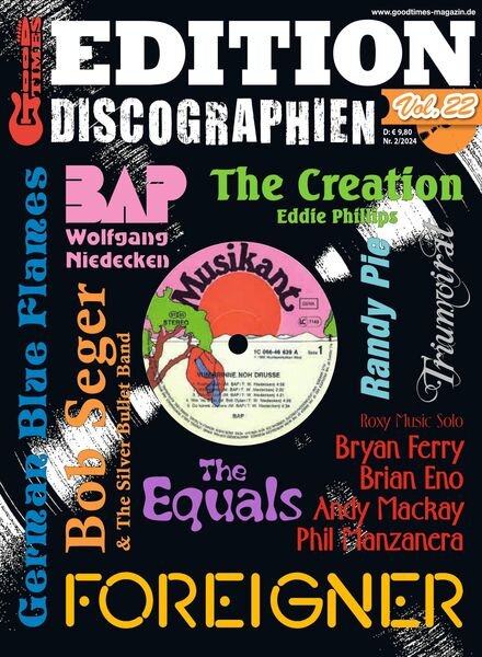 Edition Discographien – Ausgabe 2 2024 Cover