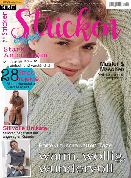 Einfach Stricken – August 2024 Cover