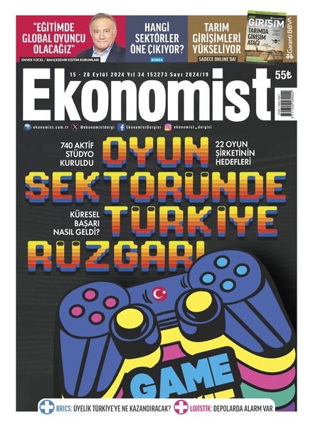 Ekonomist Turkiye – 14 Eylul 2024 Cover