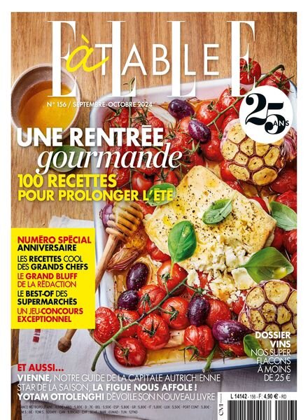 Elle a Table – Septembre-Octobre 2024 Cover