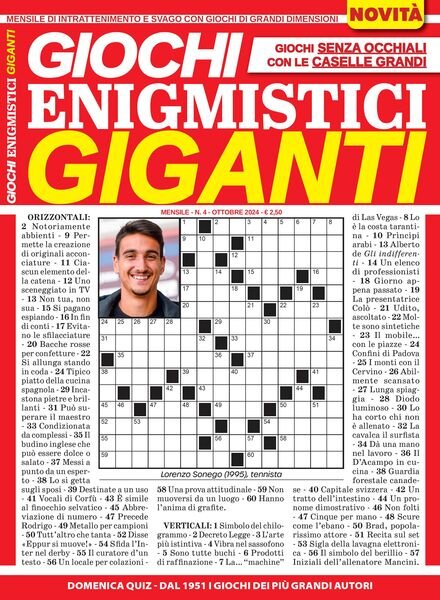 Enigmistica Speciale – 6 Settembre 2024 Cover