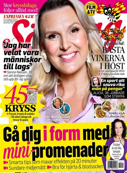 Expressen SOndag – 21 September 2024 Cover