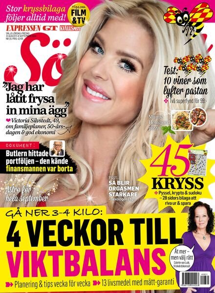 Expressen Sondag – 31 Augusti 2024 Cover