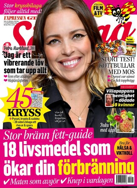 Expressen SOndag – 7 September 2024 Cover