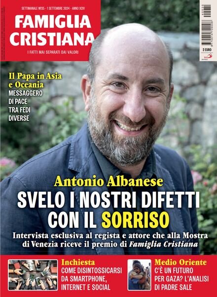 Famiglia Cristiana – 1 Settembre 2024 Cover
