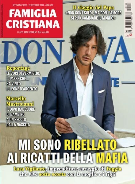 Famiglia Cristiana – 22 Settembre 2024 Cover