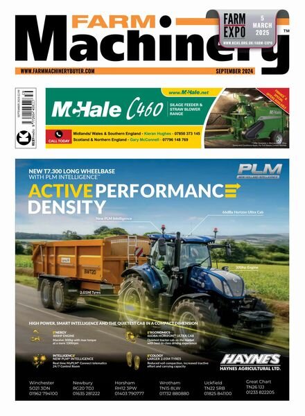 Farm Machinery – September 2024 Cover
