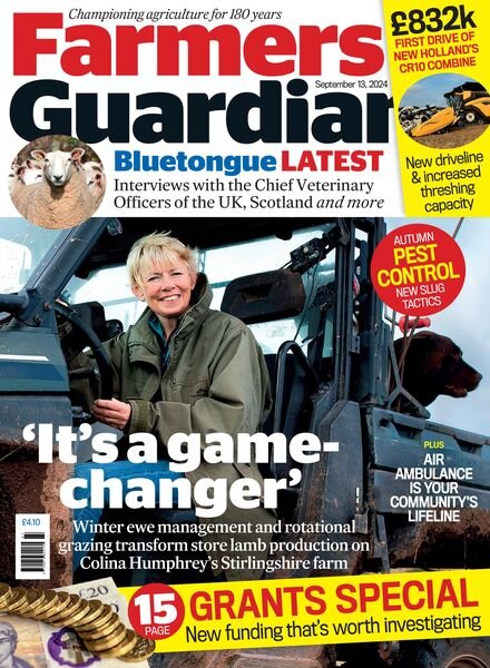 Farmers Guardian – 13 September 2024 Cover
