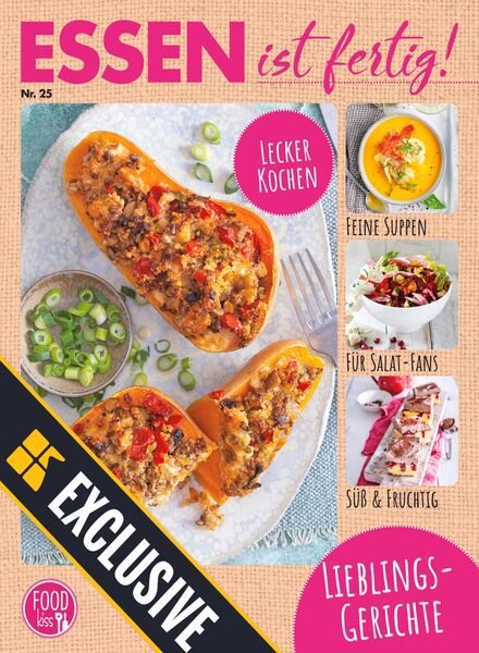FOODkiss Essen ist fertig – 14 September 2024 Cover