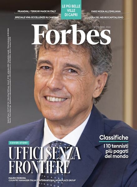 Forbes Italia – Settembre 2024 Cover