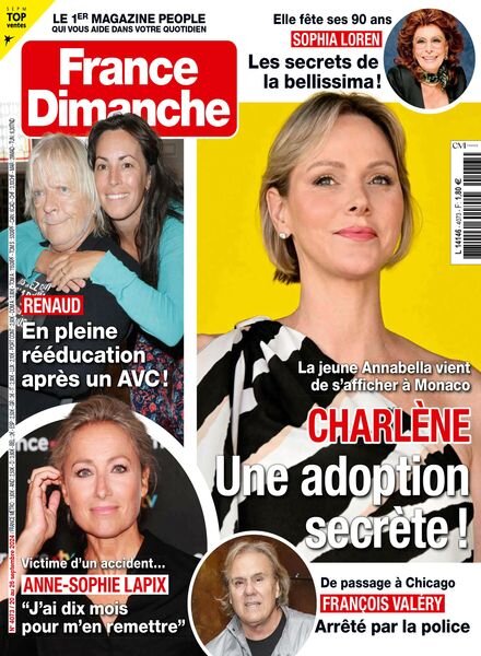France Dimanche – 20 Septembre 2024 Cover