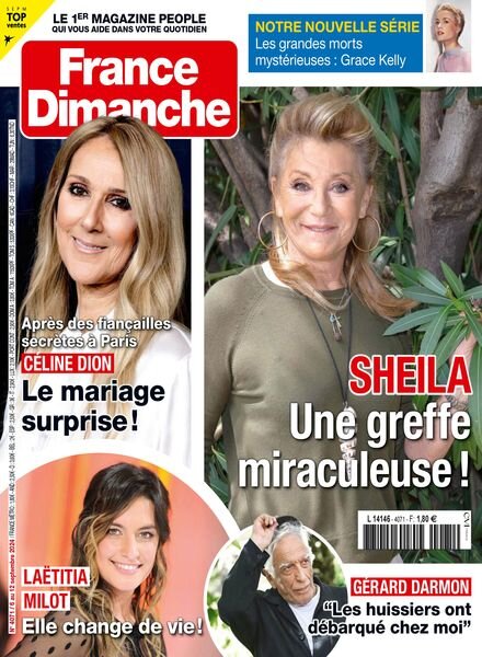 France Dimanche – 6 Septembre 2024 Cover