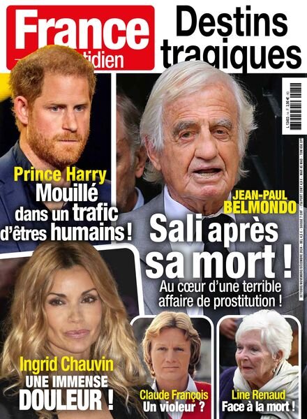 France Quotidien Destins Tragiques – Octobre-Novembre-Decembre 2024 Cover