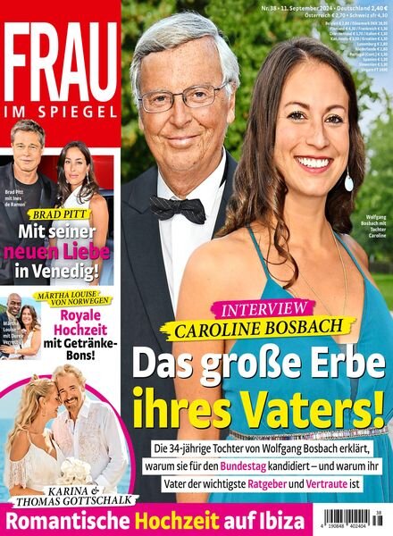 Frau im Spiegel – 11 September 2024 Cover