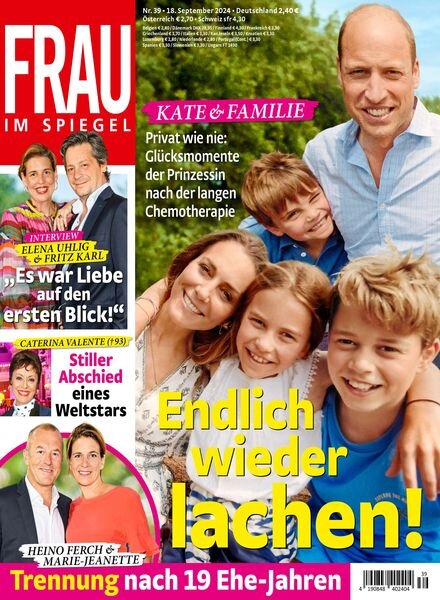 Frau im Spiegel – 18 September 2024 Cover