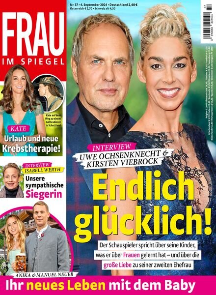 Frau im Spiegel – 4 September 2024 Cover