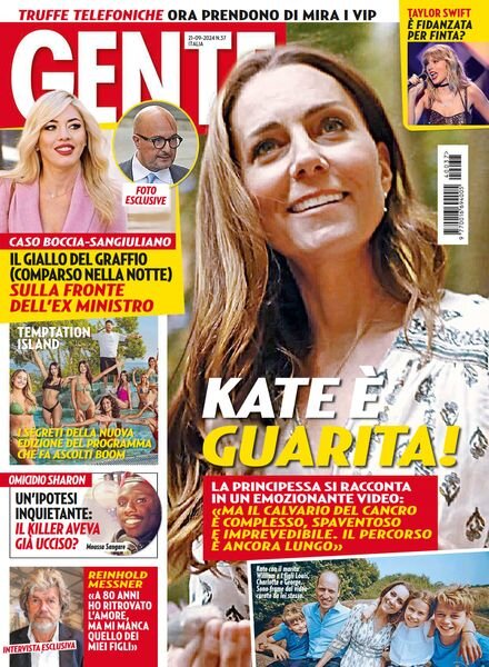 Gente Italia – 21 Settembre 2024 Cover