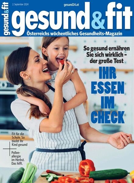 Gesund & Fit – 2 September 2024 Cover