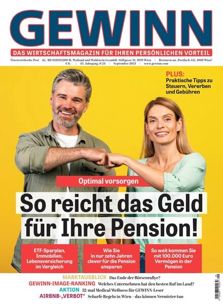 Gewinn – September 2024 Cover