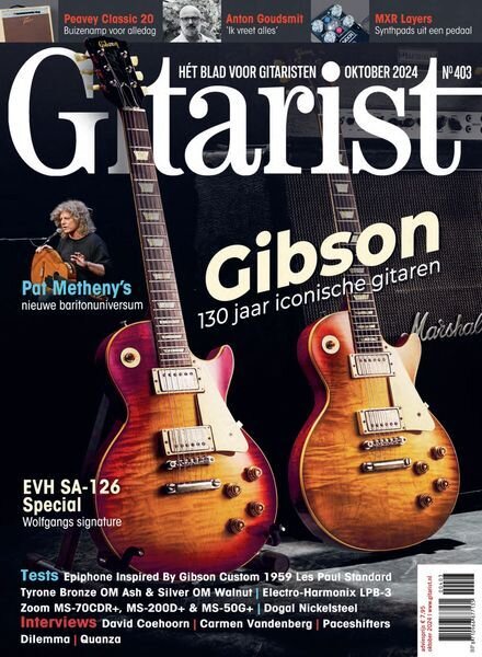 Gitarist Netherlands – Oktober 2024 Cover