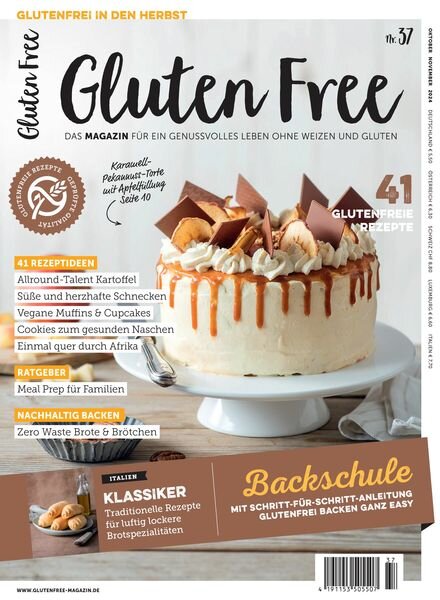 Gluten Free – Oktober-November 2024 Cover
