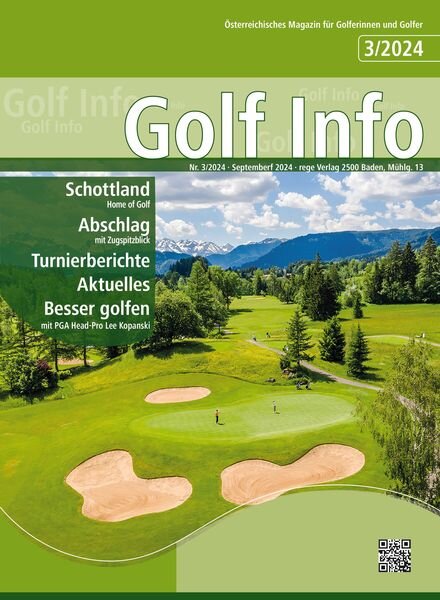 Golf Info – Ausgabe 3 2024 Cover