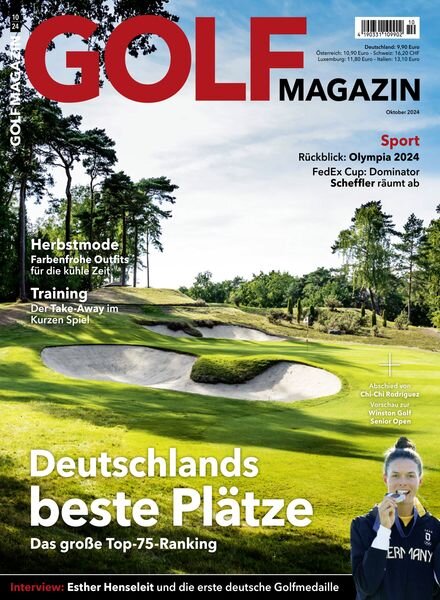 Golf Magazin – Oktober 2024 Cover