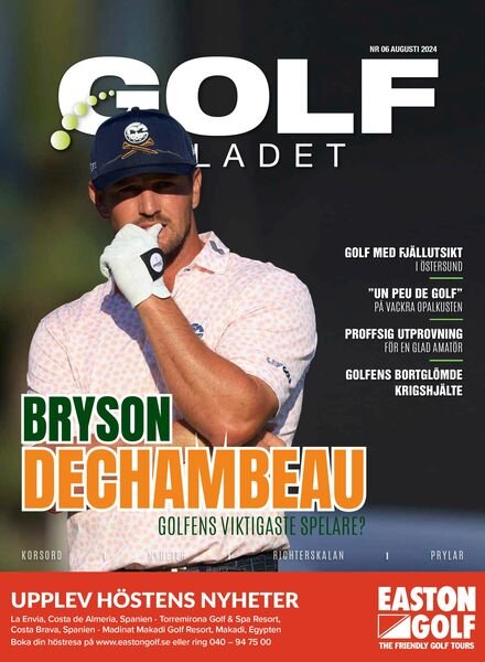 Golfbladet – Augusti 2024 Cover