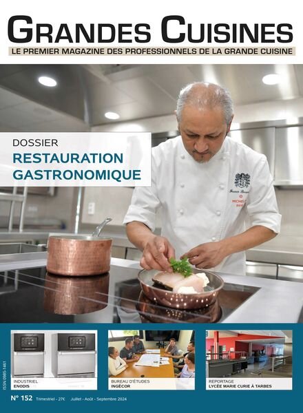 Grandes Cuisines – Juillet-Aout-Septembre 2024 Cover