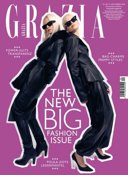 Grazia Germany – 12 September 2024 Cover