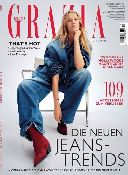 Grazia Germany – 29 August 2024 Cover