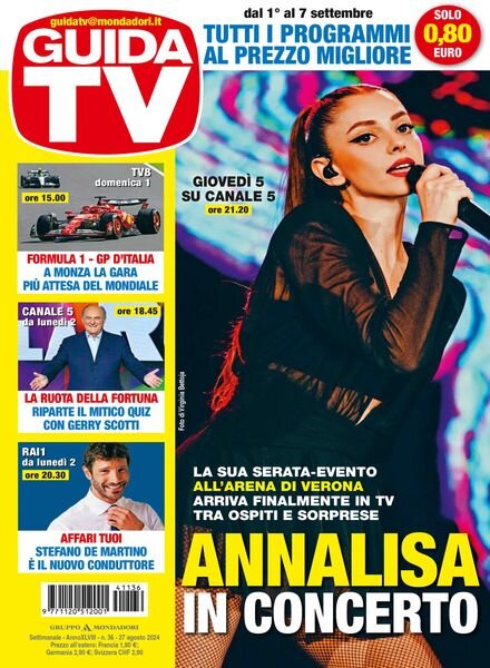 GuidaTV – 27 Agosto 2024 Cover