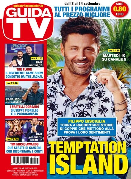 GuidaTV – 3 Settembre 2024 Cover