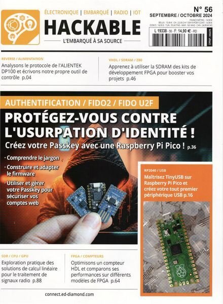 Hackable Magazine – Septembre-Octobre 2024 Cover
