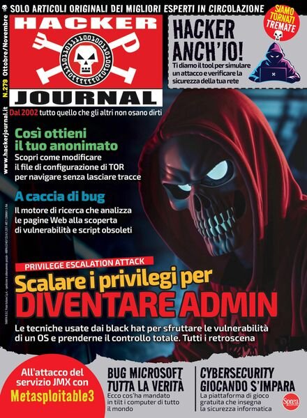 Hacker Journal – Ottobre-Novembre 2024 Cover