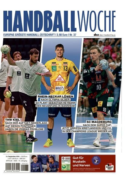 Handballwoche – 10 September 2024 Cover