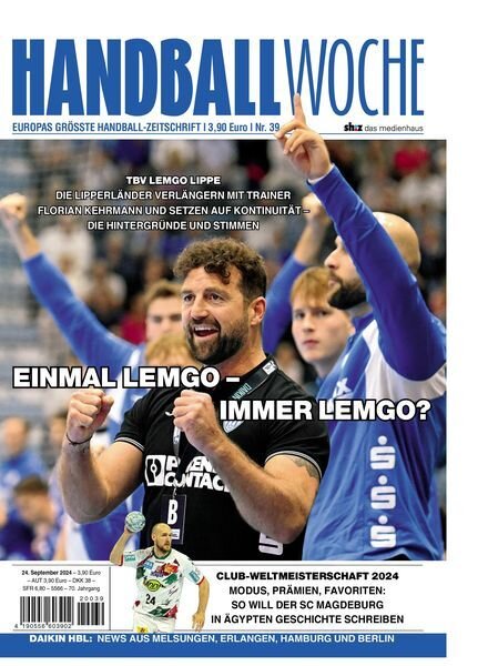 Handballwoche – 24 September 2024 Cover