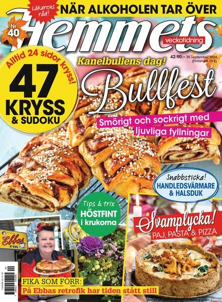 Hemmets Veckotidning – 25 September 2024 Cover