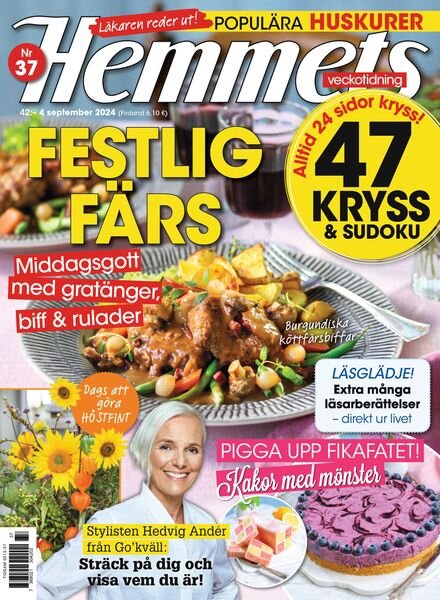 Hemmets Veckotidning – 4 September 2024 Cover