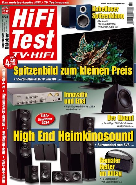 HiFi Test TV HiFi – September-Oktober 2024 Cover