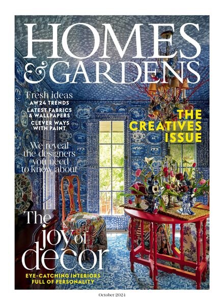 Homes & Gardens UK – October 2024 Cover