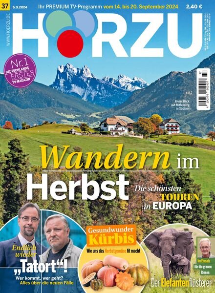 Horzu – 6 September 2024 Cover