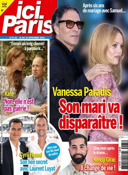 Ici Paris – 18 Septembre 2024 Cover