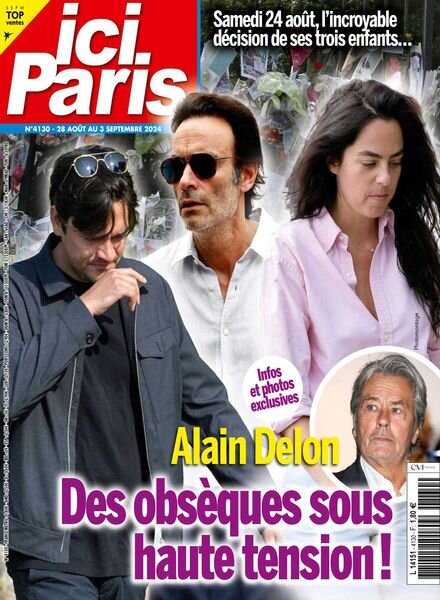 Ici Paris – 28 Aout 2024 Cover