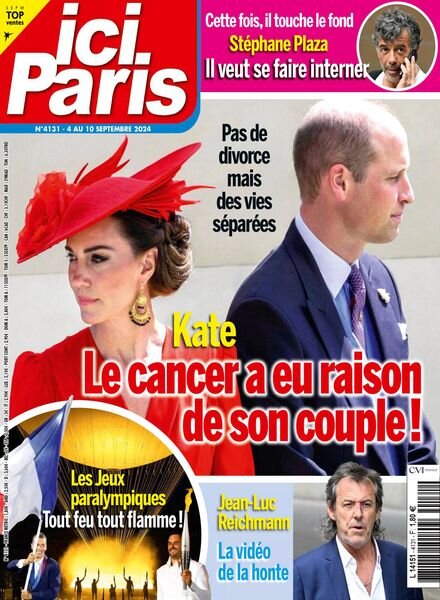 Ici Paris – 4 Septembre 2024 Cover