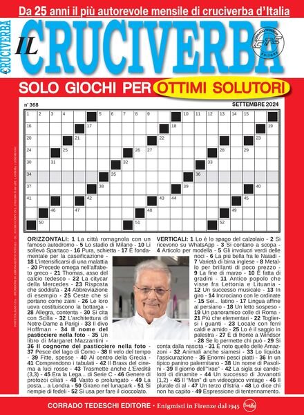 Il Cruciverba – Settembre 2024 Cover